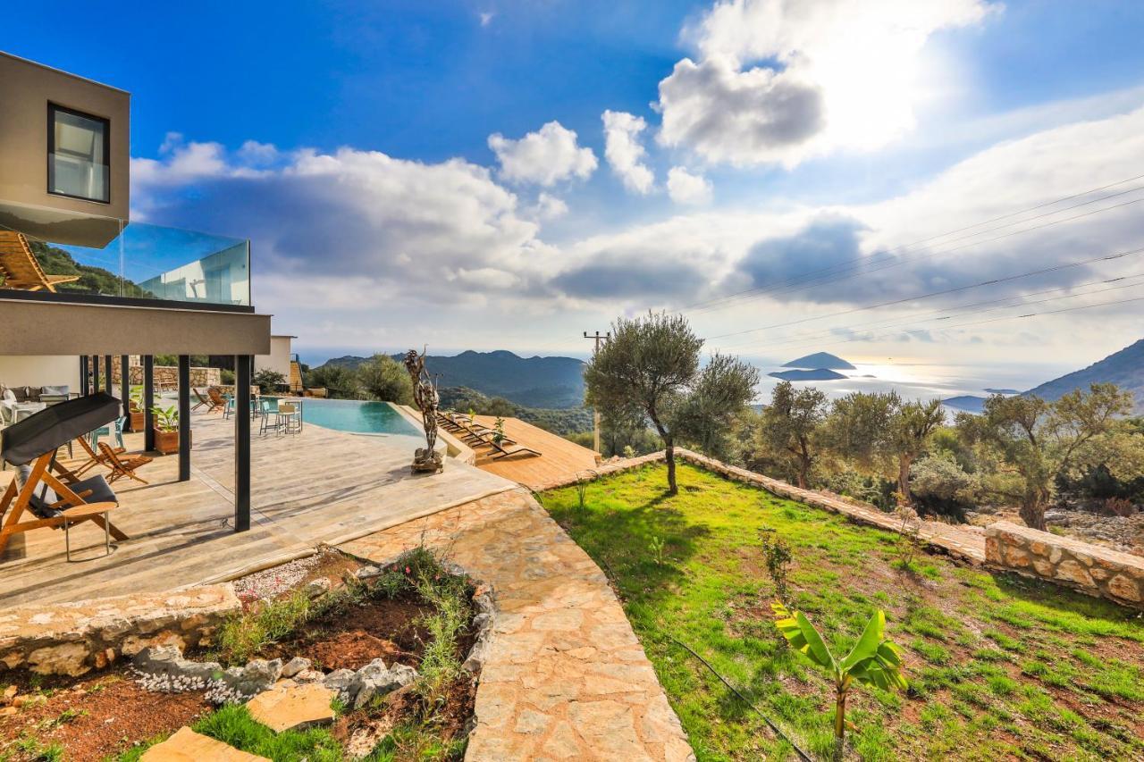 14 Premium Villas With Openair Restaurant&Tennis Court In Nature - Notos Club Kas Exterior foto
