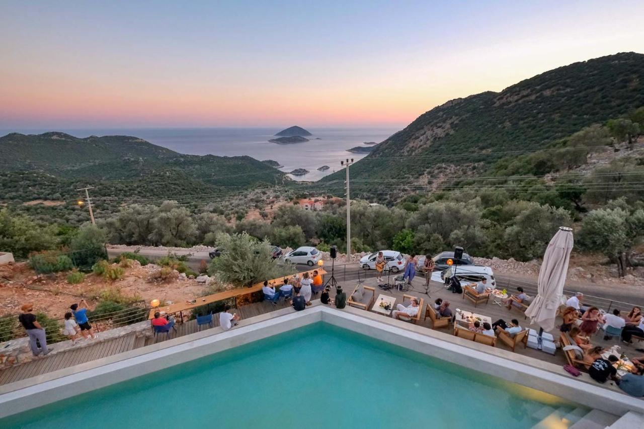 14 Premium Villas With Openair Restaurant&Tennis Court In Nature - Notos Club Kas Exterior foto