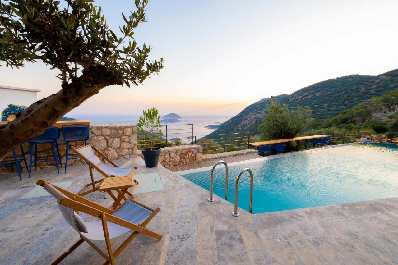14 Premium Villas With Openair Restaurant&Tennis Court In Nature - Notos Club Kas Exterior foto